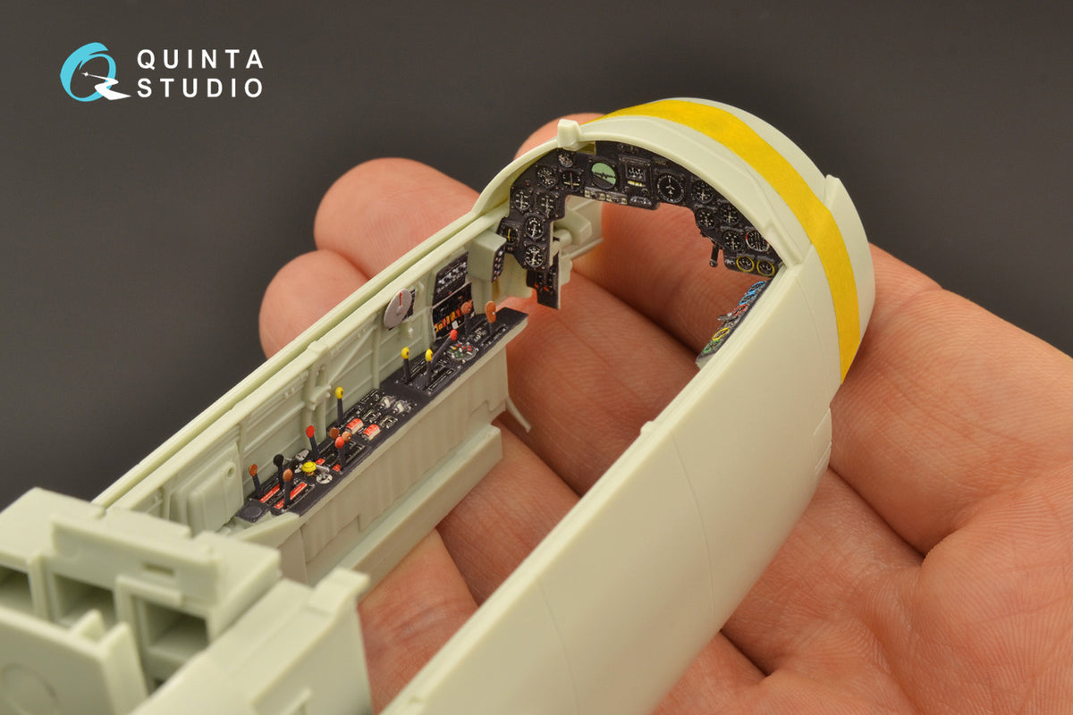 Junkers Ju-88A-4 3D-Printed coloured Interior on decal paper (designed to be used with Revell kits)