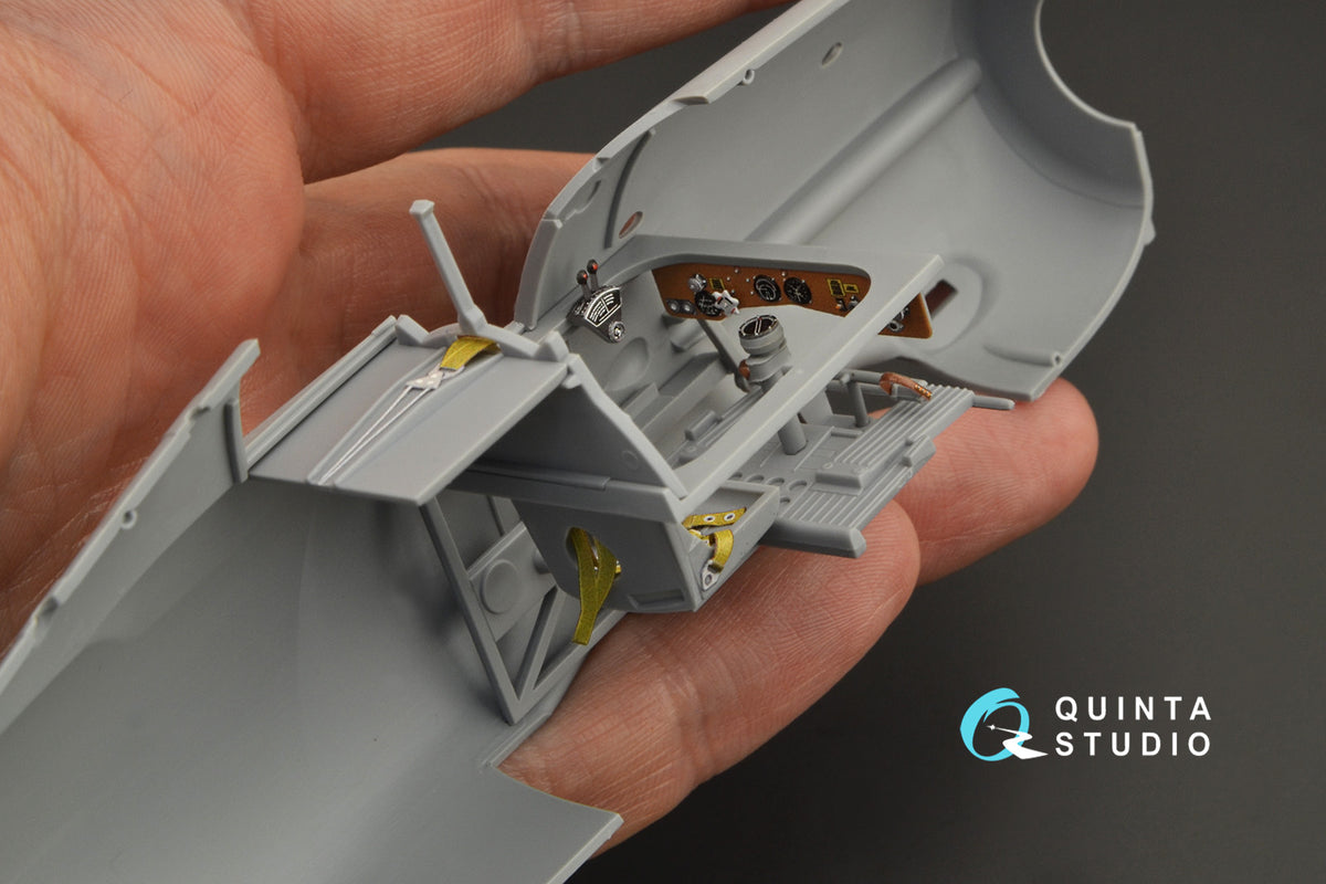 Gloster Gladiator Mk.I 3D-Printed coloured Interior on decal paper (designed to be used with ICM UA UK kits)