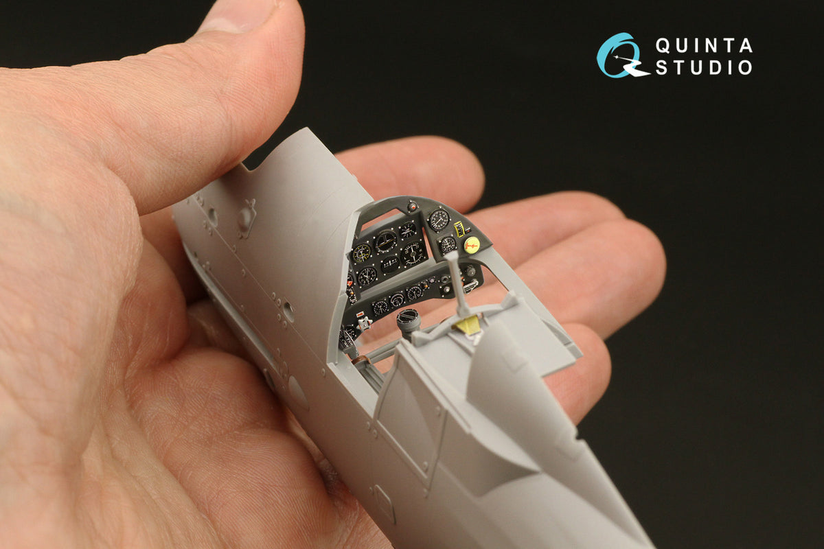 Gloster Gladiator Mk.II 3D-Printed coloured Interior on decal paper (designed to be used with ICM UA UK kits)