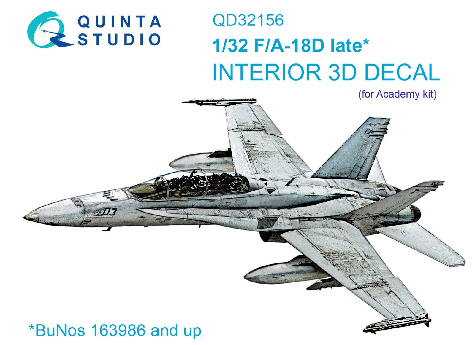 Quinta Studio McDonnell-Douglas F/A-18D - QD32156 - Aircraft Kits