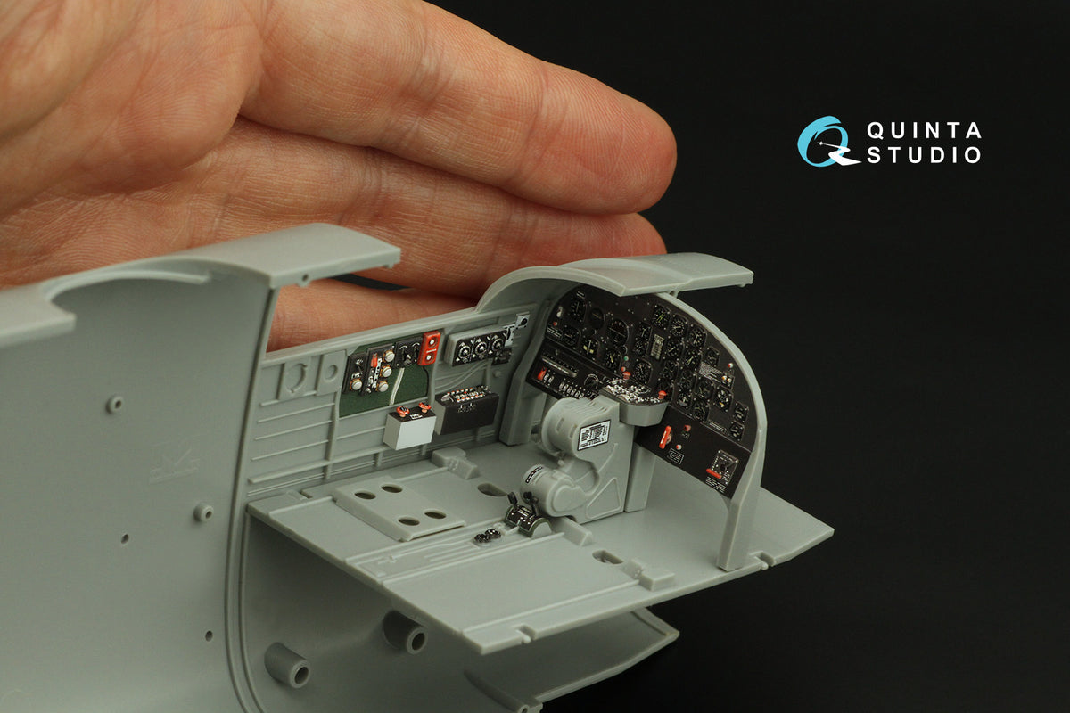 North-American B-25H Mitchell 3D-Printed coloured Interior on decal paper (designed to be used with Hong Kong Models kits)