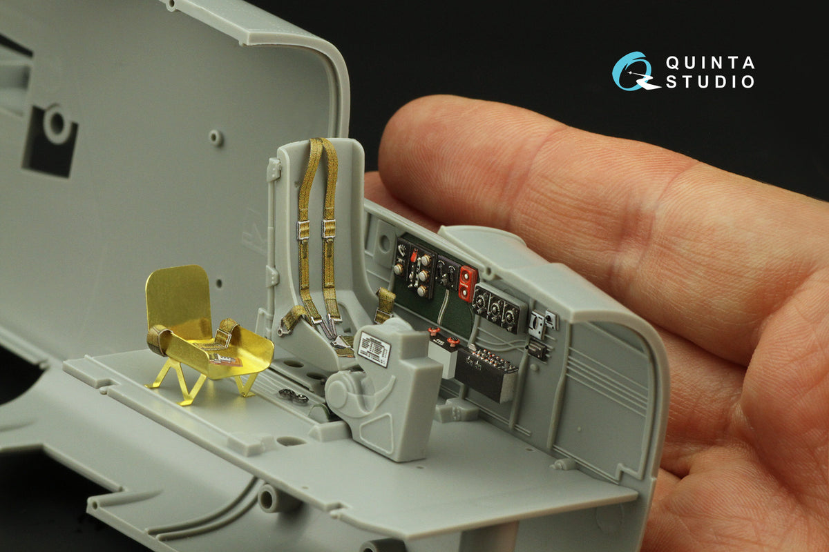 North-American B-25H Mitchell 3D-Printed coloured Interior on decal paper (designed to be used with Hong Kong Models kits)