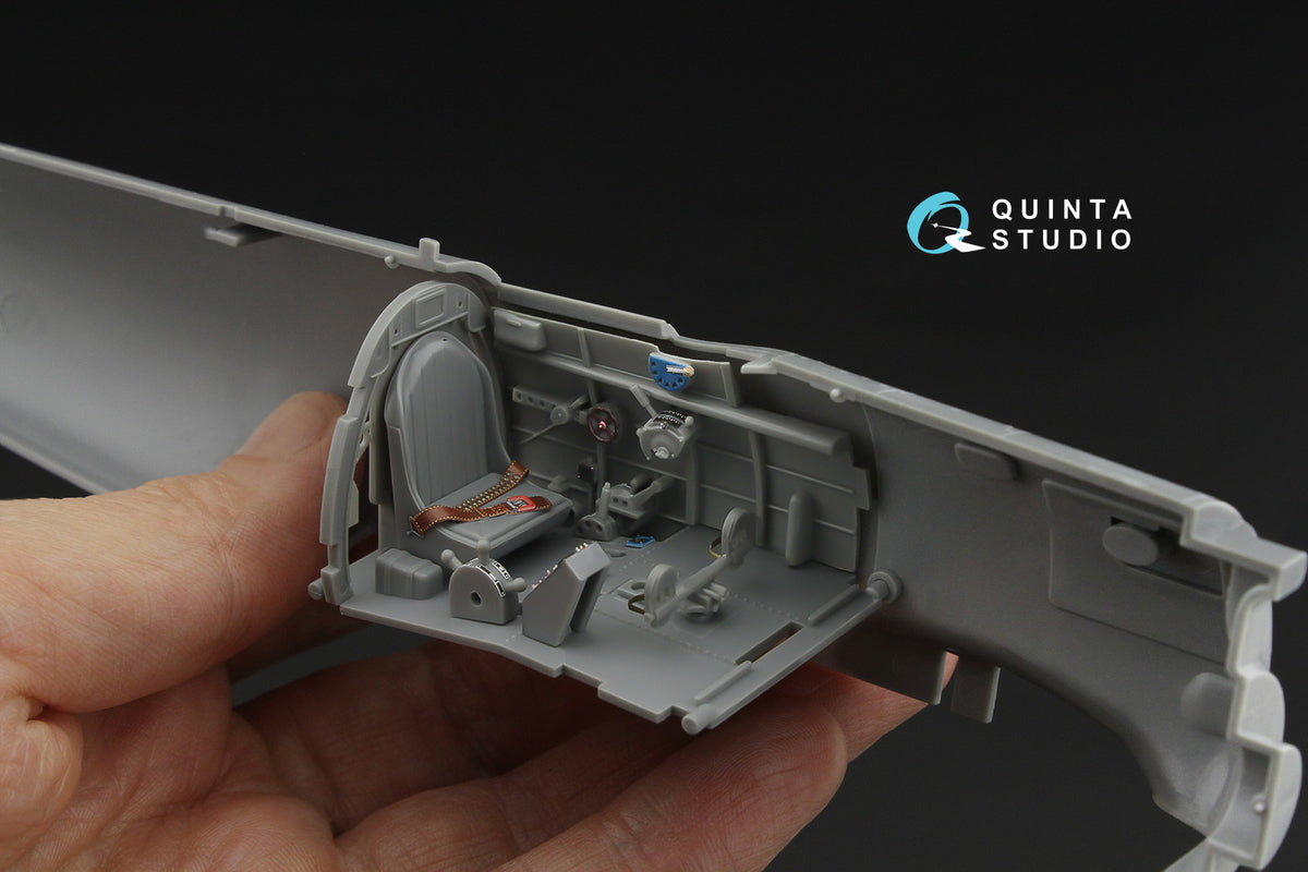 Nakajima Ki-84 Hayate 3D-Printed & coloured Interior on decal paper (designed to be used with Hasegawa kits)