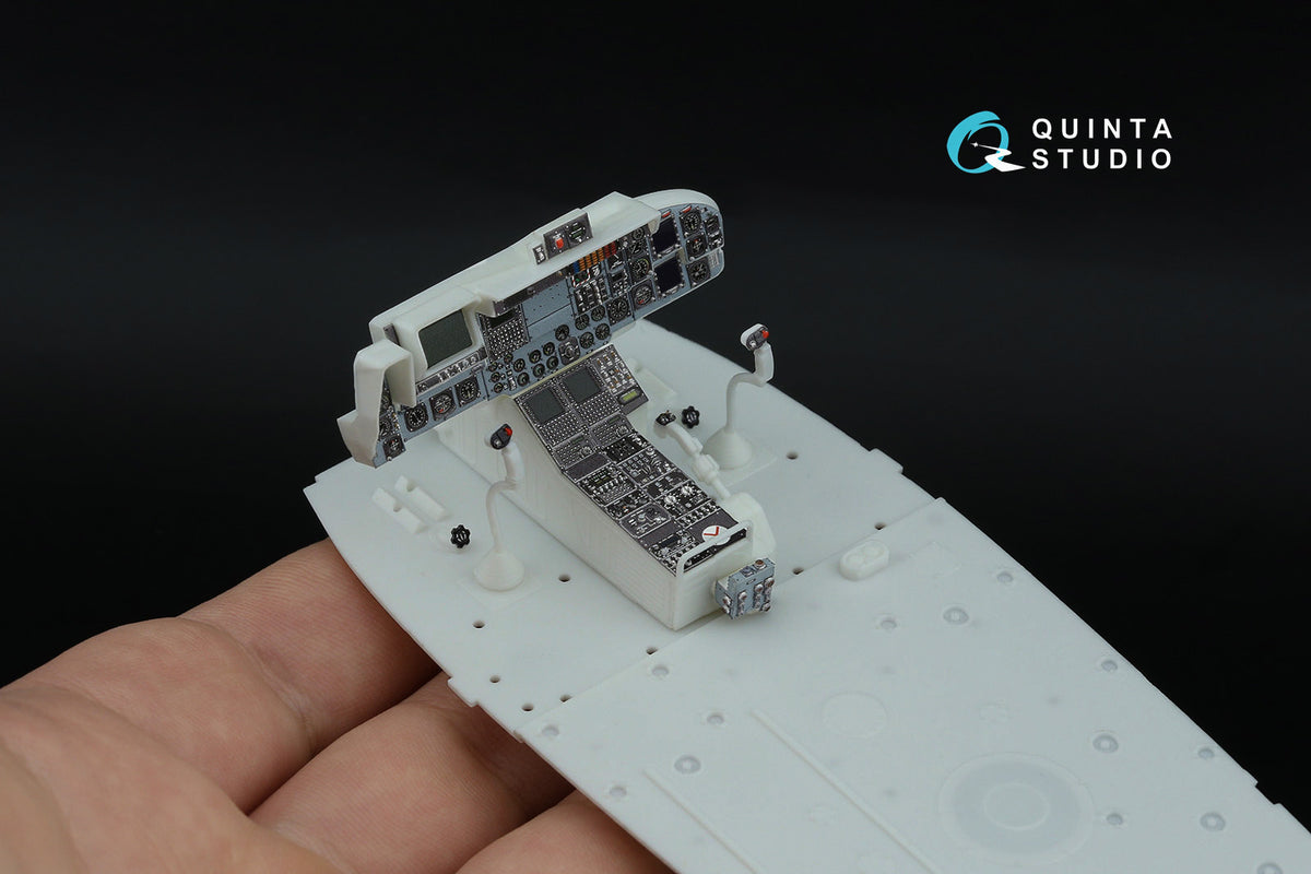 Westland Lynx Mk.88 3D-Printed & coloured Interior on decal paper (designed to be used with Revell kits)