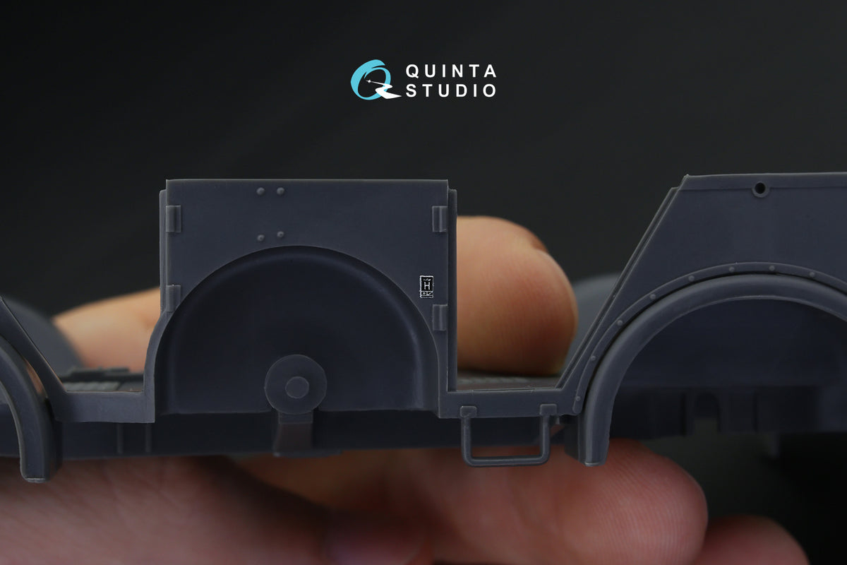 Horch 4X4 type 1a 3D-Printed coloured Interior on decal paper (designed to be used with Tamiya kits)
