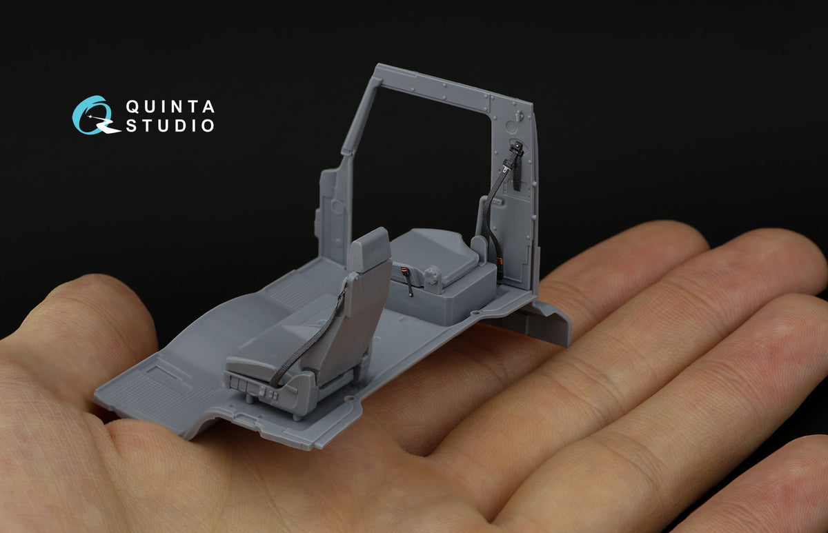 KAMAZ 65115 Dump truck 3D-Printed coloured Interior on decal paper (designed to be used with Zvezda kits)