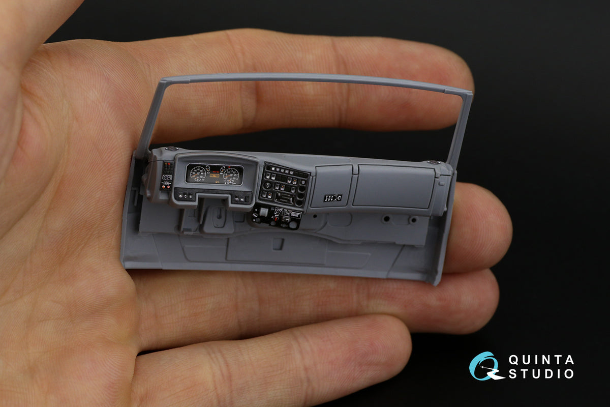 KAMAZ 65115 Dump truck 3D-Printed coloured Interior on decal paper (designed to be used with Zvezda kits)