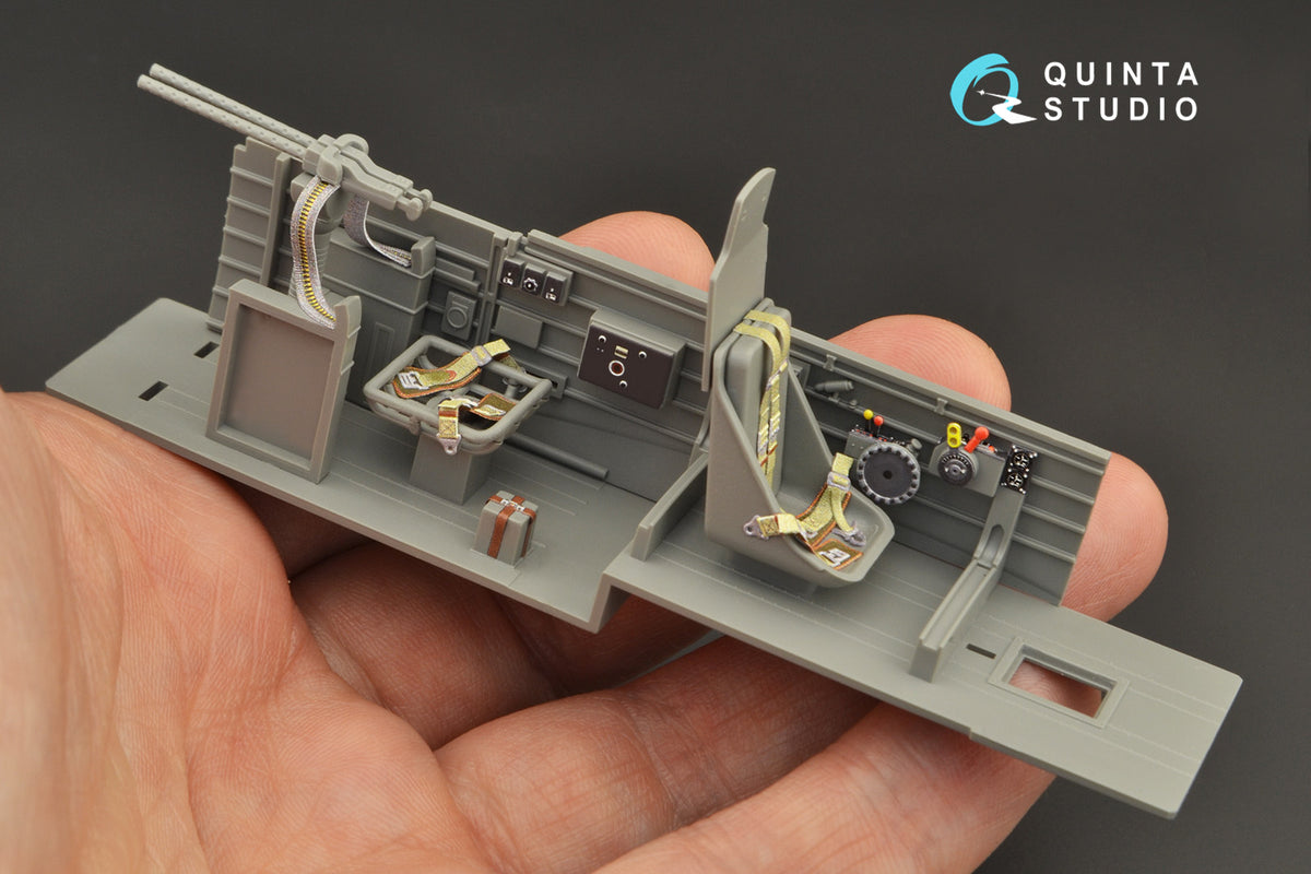 Junkers Ju-87G 'Stuka' 3D-Printed coloured Interior on decal paper (designed to be used with Border Model kits)