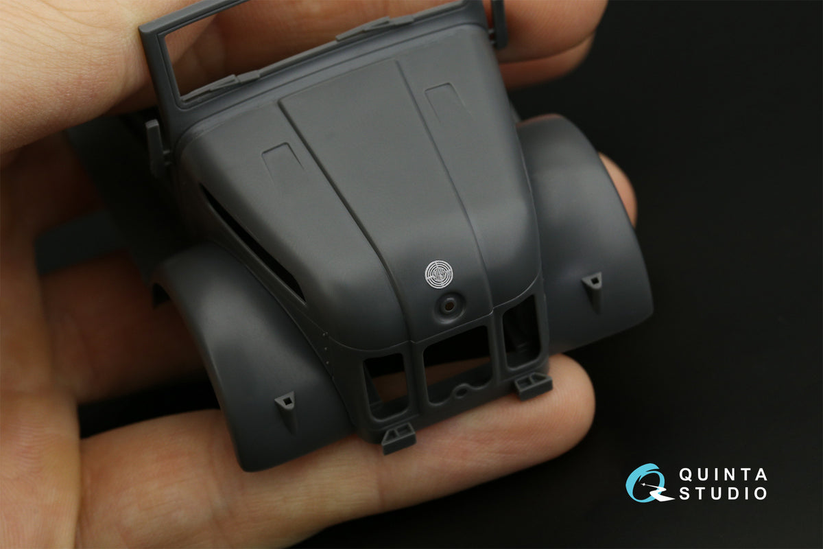 Steyr 1500A 3D-Printed coloured Interior on decal paper (designed to be used with Tamiya kits)