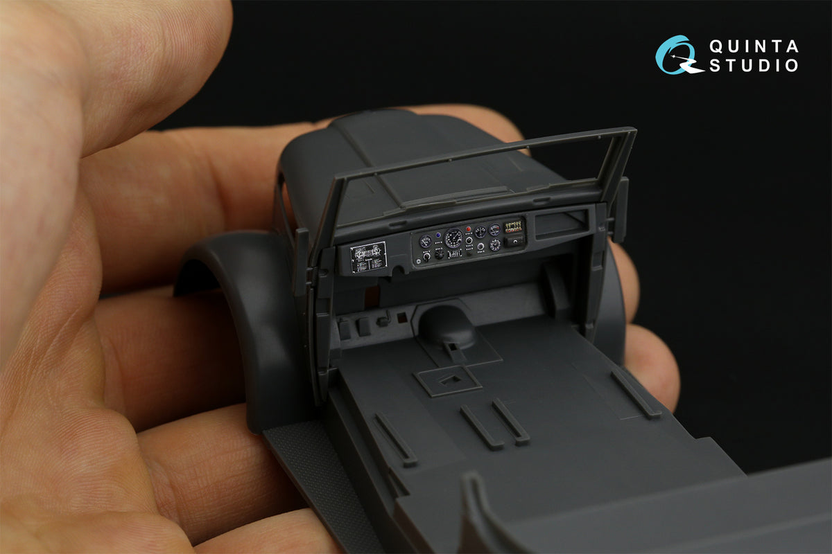 Steyr 1500A 3D-Printed coloured Interior on decal paper (designed to be used with Tamiya kits)