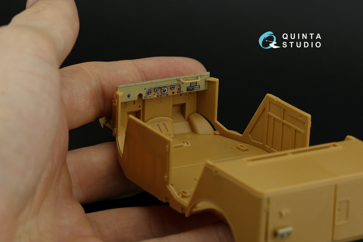 Mercedes-Benz L1500A 3D-Printed coloured Interior on decal paper (designed to be used with ICM UA UK kits)