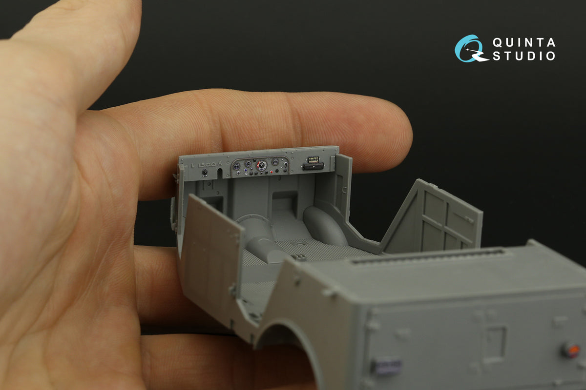 Mercedes-Benz L1500A 3D-Printed coloured Interior on decal paper (designed to be used with MiniArt kits)