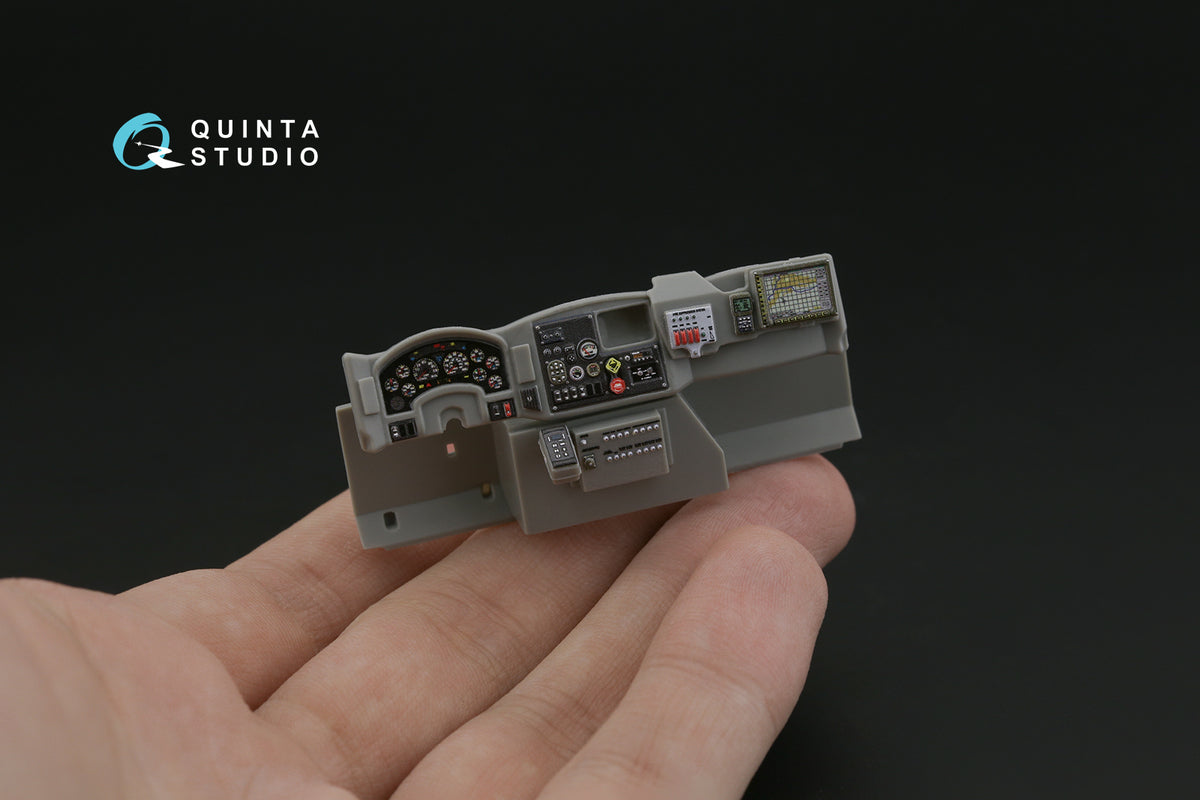 4x4 MRAP Truck 3D-Printed coloured Interior on decal paper (designed to be used with Kinetic Model kits)