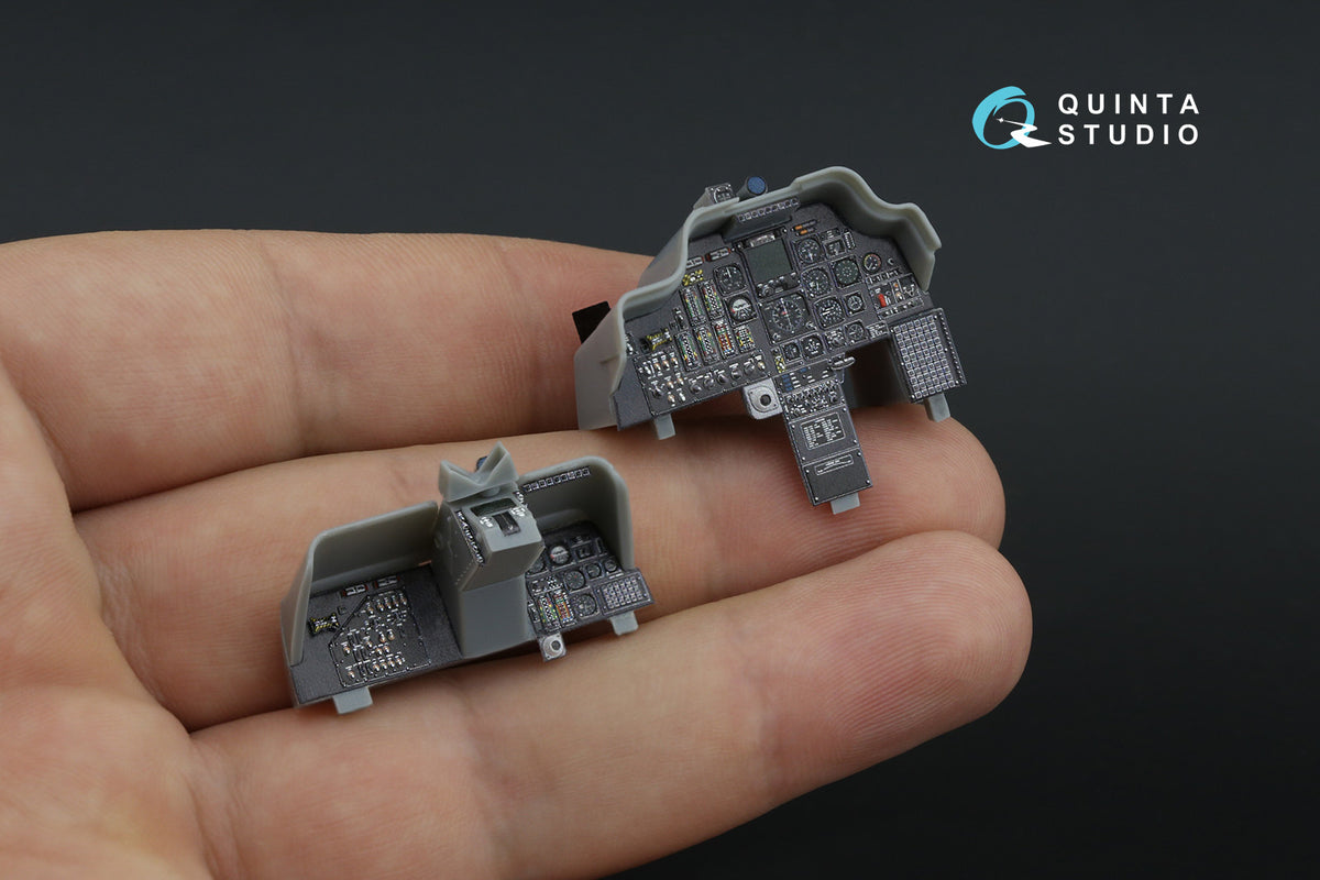Bell/Boeing AH-64A 3D-Printed coloured Interior on decal paper (designed to be used with Trumpeter kits)