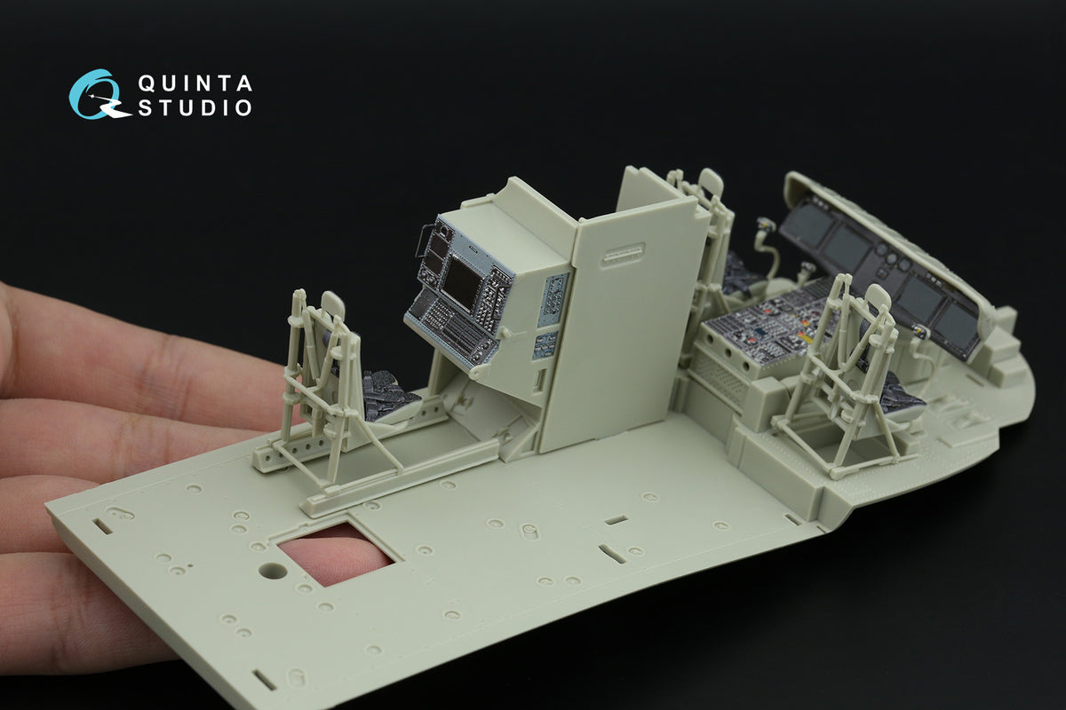 Sikorsky MH-60R Seahawk 3D-Printed & coloured Interior on decal paper (designed to be used with Kitty Hawk Models kits)