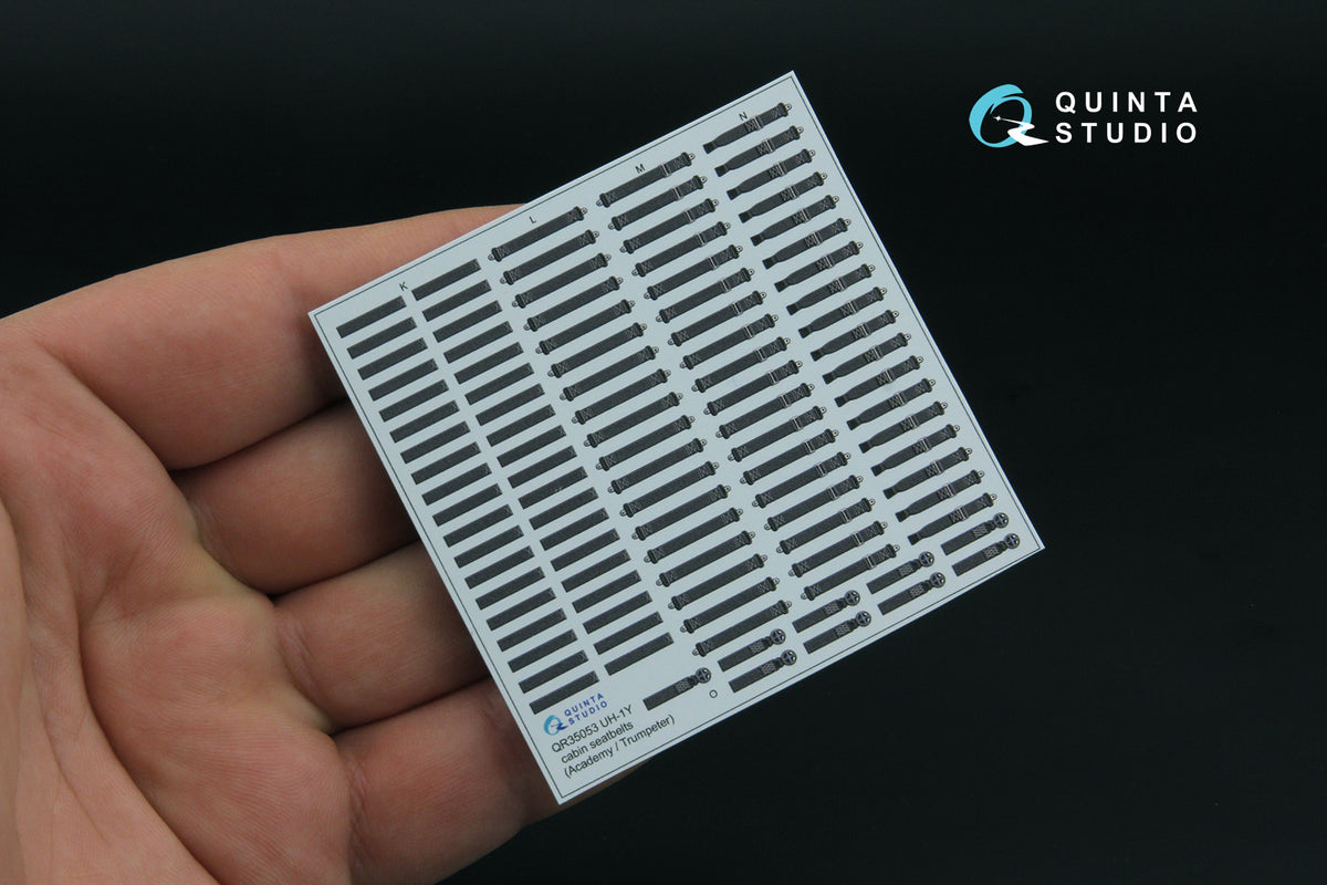 Bell UH-1Y 3D-Printed & coloured Interior on decal paper (designed to be used with Academy kits)