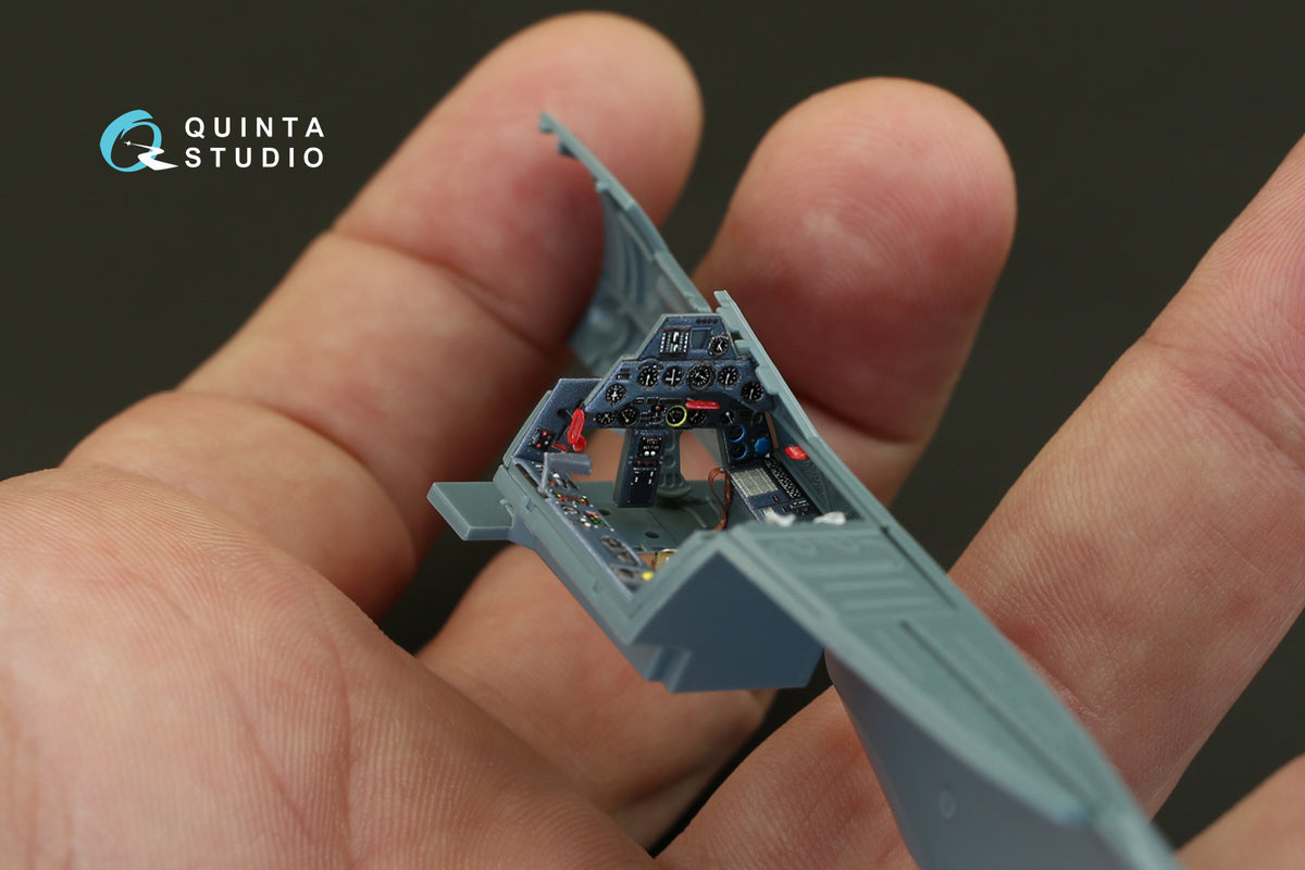Focke-Wulf Fw-190A-3 3D-Printed coloured Interior on decal paper (designed to be used with Eduard kits)