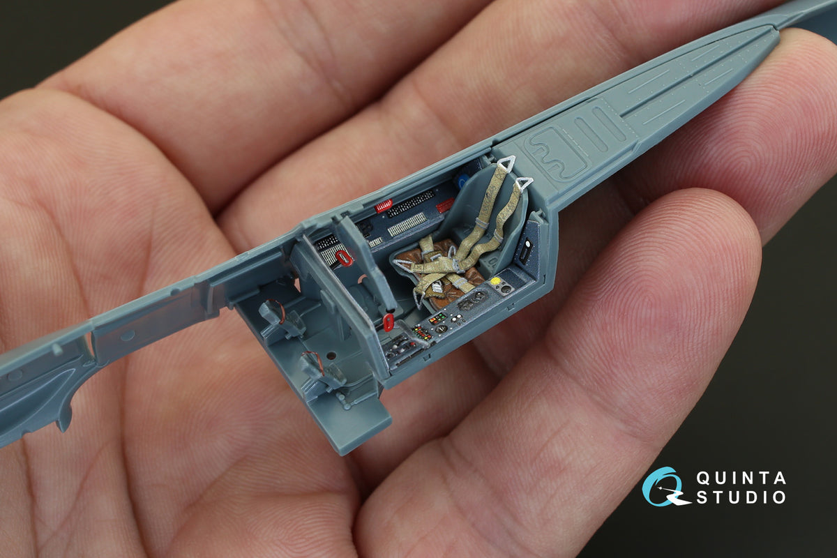 Focke-Wulf Fw-190A-3 3D-Printed coloured Interior on decal paper (designed to be used with Eduard kits)