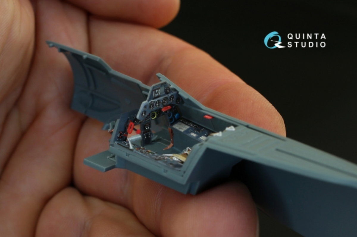 Focke-Wulf Fw-190A-4 3D-Printed coloured Interior on decal paper (designed to be used with Eduard kits)