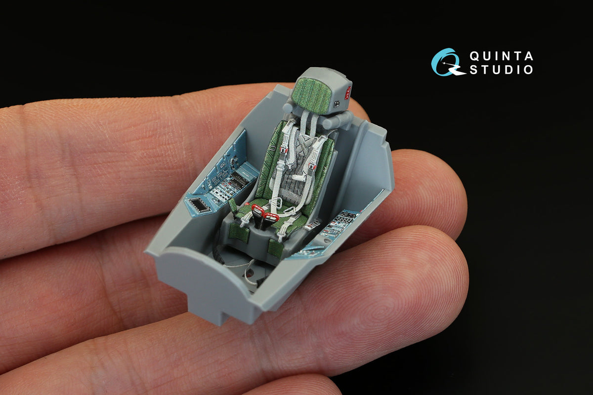 Sukhoi Su-57 Frazor (Felon) 3D-Printed coloured Interior on decal paper (designed to be used with Zvezda kits)