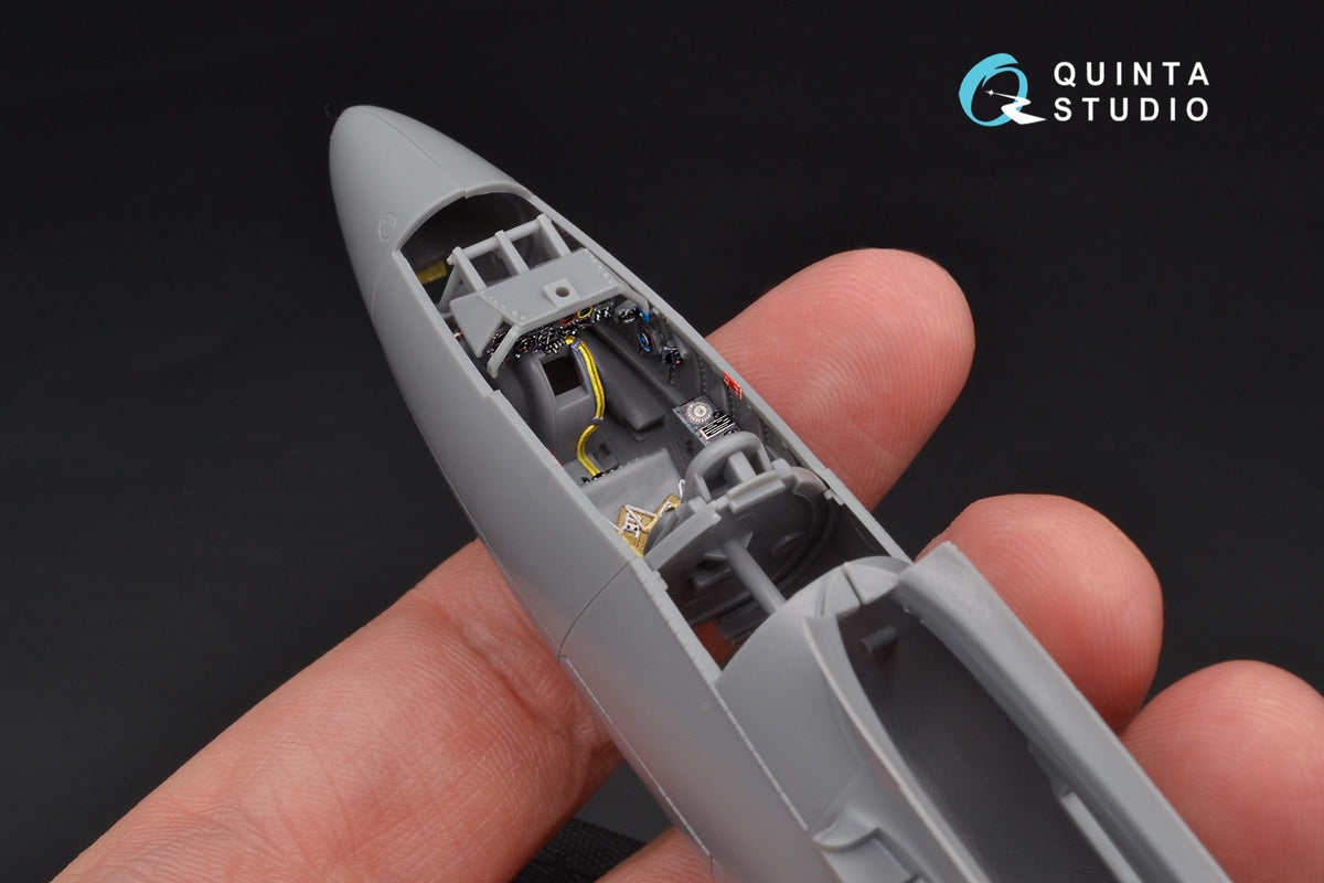 Heinkel He-162A-2 Salamander 3D-Printed coloured Interior on decal paper (designed to be used with Tamiya kits)