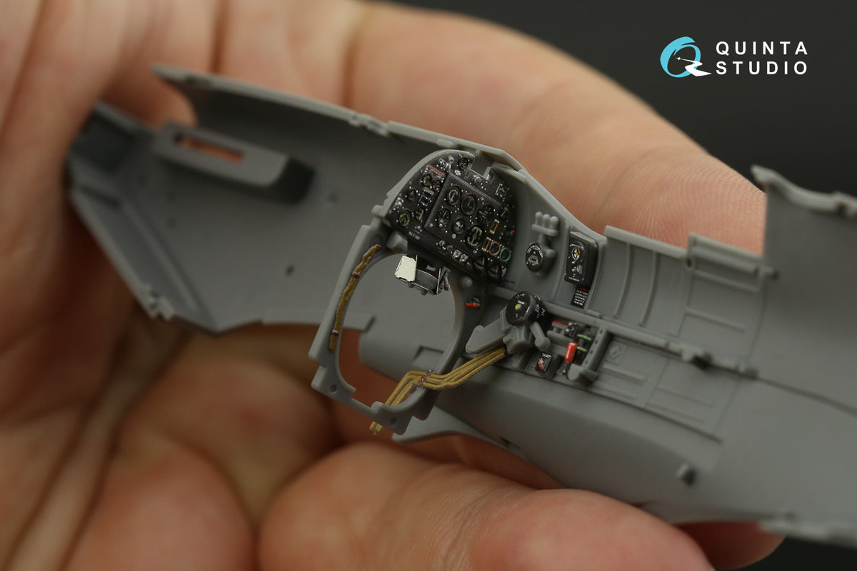 Supermarine Spitfire Mk.1 3D-Printed coloured Interior on decal paper (designed to be used with Tamiya kits)