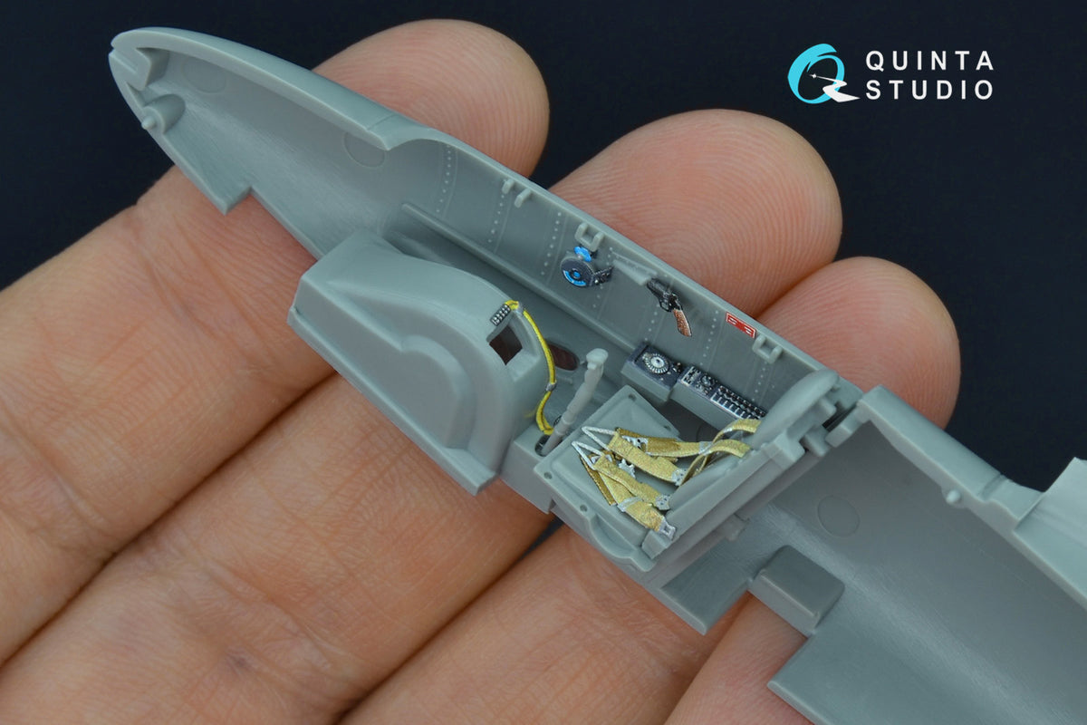 Heinkel He-162A-2 3D-Printed coloured Interior on decal paper (designed to be used with Dragon and Trimaster kits)