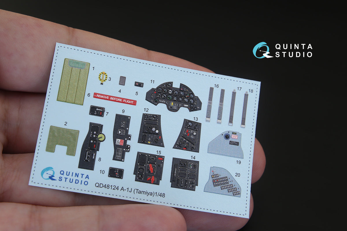 Lavochkin La-11 3D-Printed coloured Interior on decal paper (designed to be used with Hobby Boss kits)