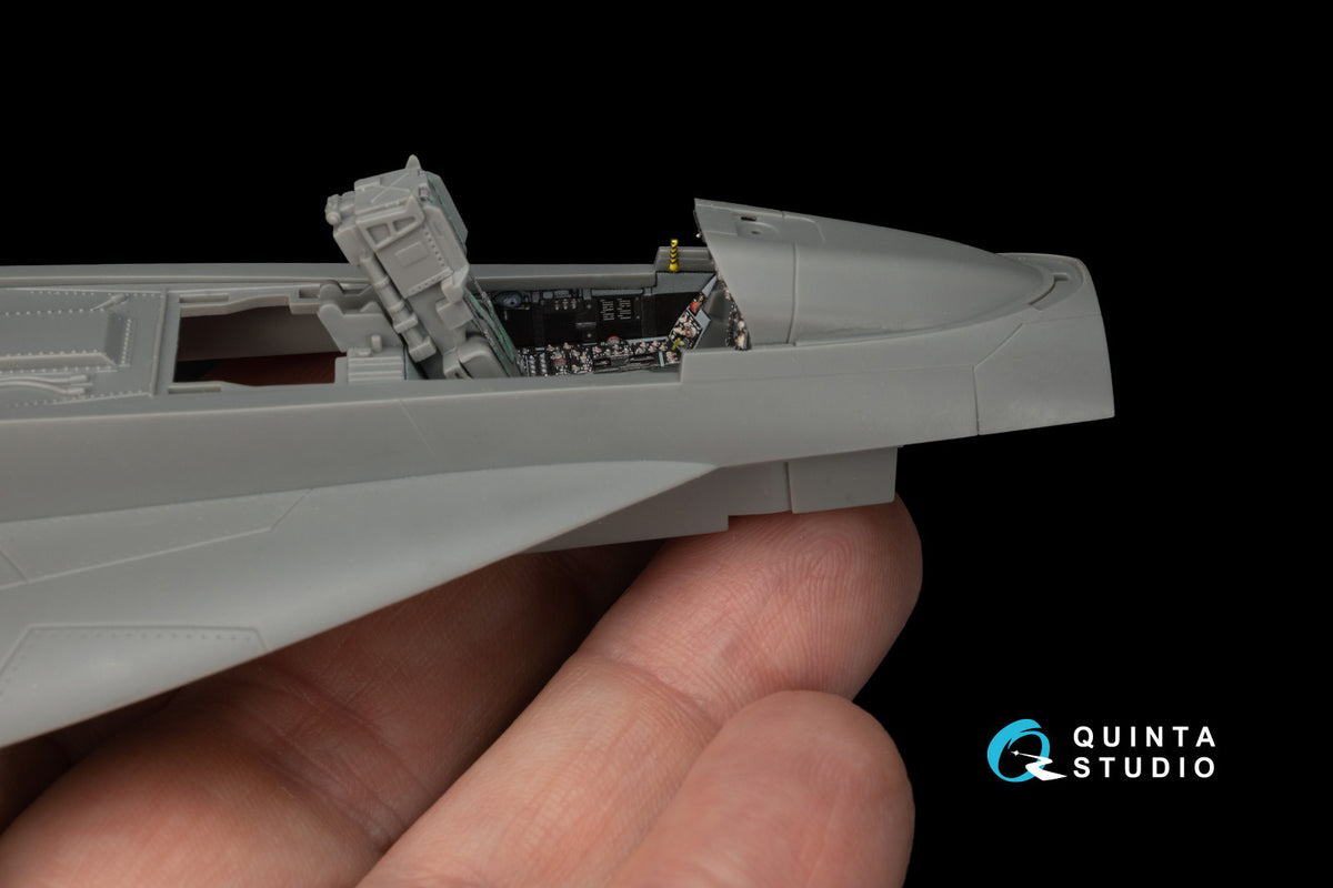 Boeing F/A-18E Hornet 3D-Printed coloured Interior on decal paper (designed to be used with Meng Model kits)