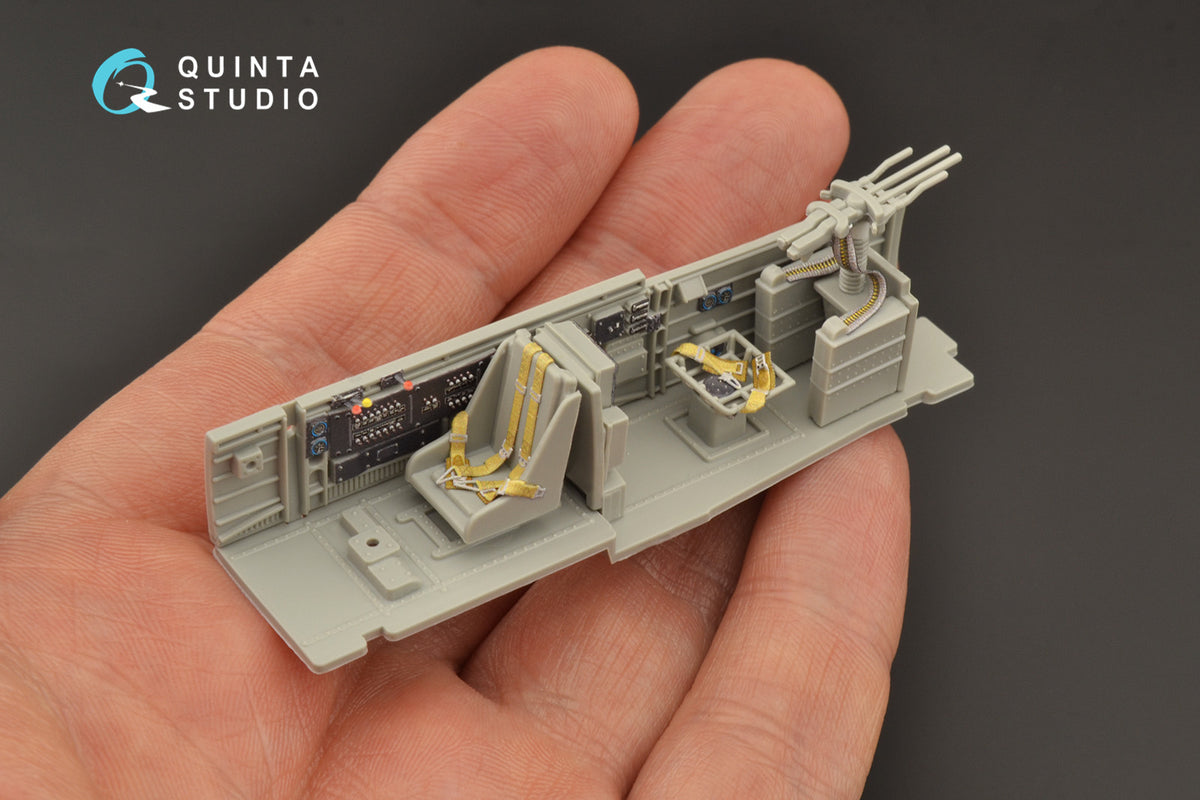 Junkers Ju-87D/G 'Stuka' 3D-Printed coloured Interior on decal paper (designed to be used with Italeri kits)