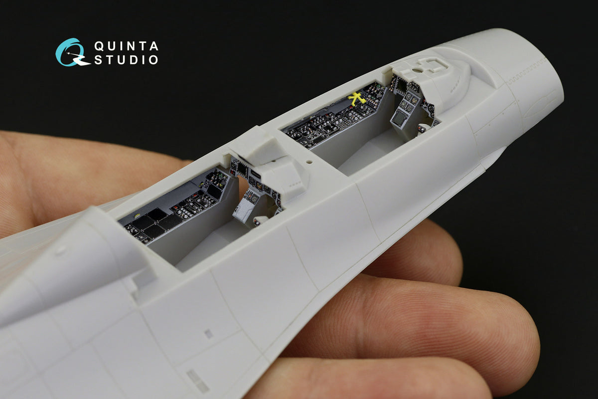 General-Dynamics F-16B Fighting Falcon 3D-Printed coloured Interior on decal paper (designed to be used with Hasegawa kits)