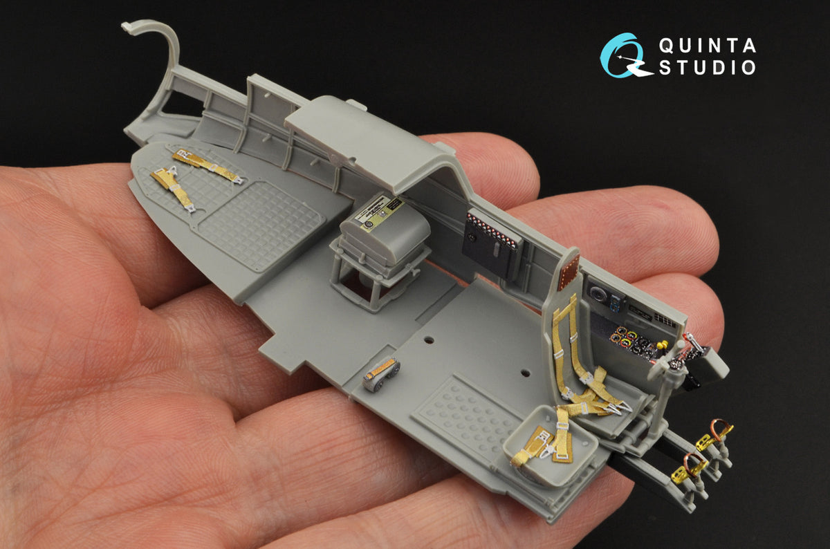 Focke-Wulf Fw-189A 3D-Printed coloured Interior on decal paper (designed to be used with Great Wall Hobby kits)