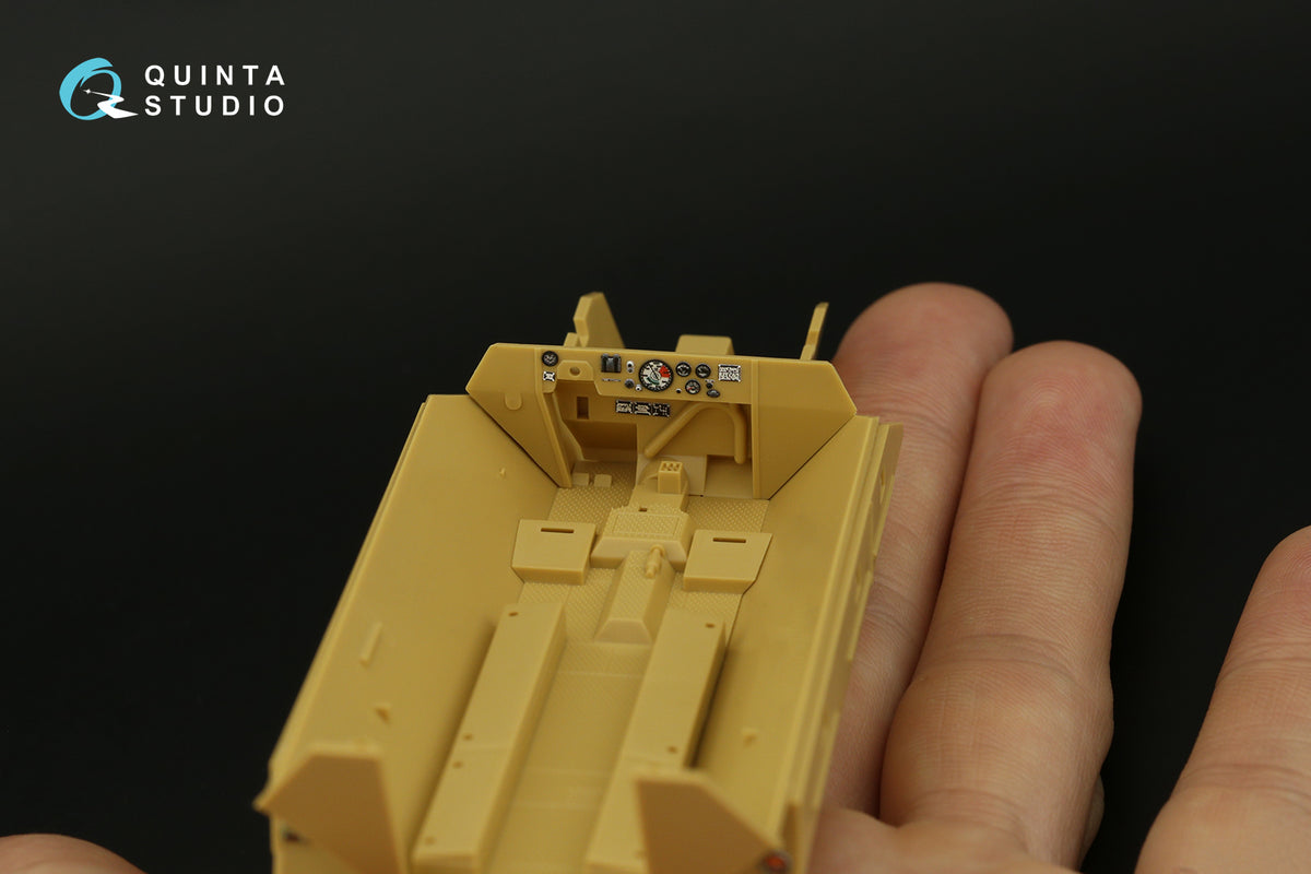 Sd.Kfz.251/1 Ausf.D 3D-Printed coloured Interior on decal paper (designed to be used with Tamiya kits)