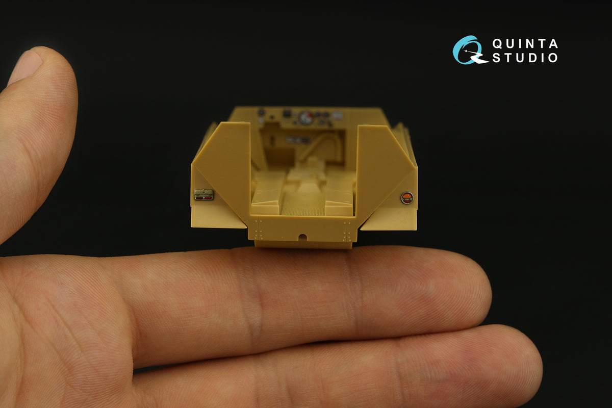 Sd.Kfz.251/1 Ausf.D 3D-Printed coloured Interior on decal paper (designed to be used with Tamiya kits)