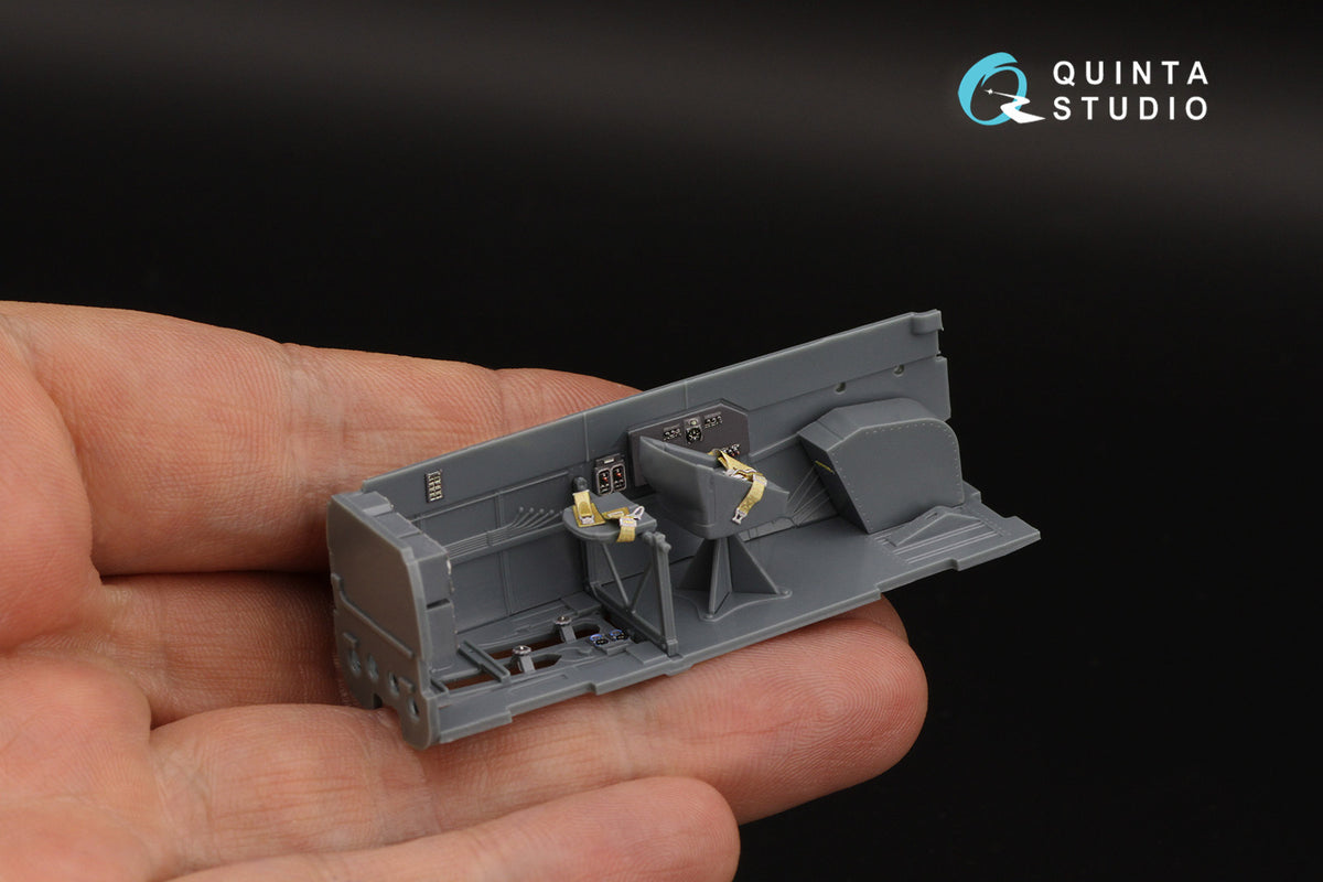 Messerschmitt Bf-110C/D 3D-Printed coloured Interior on decal paper (designed to be used with Eduard kits)