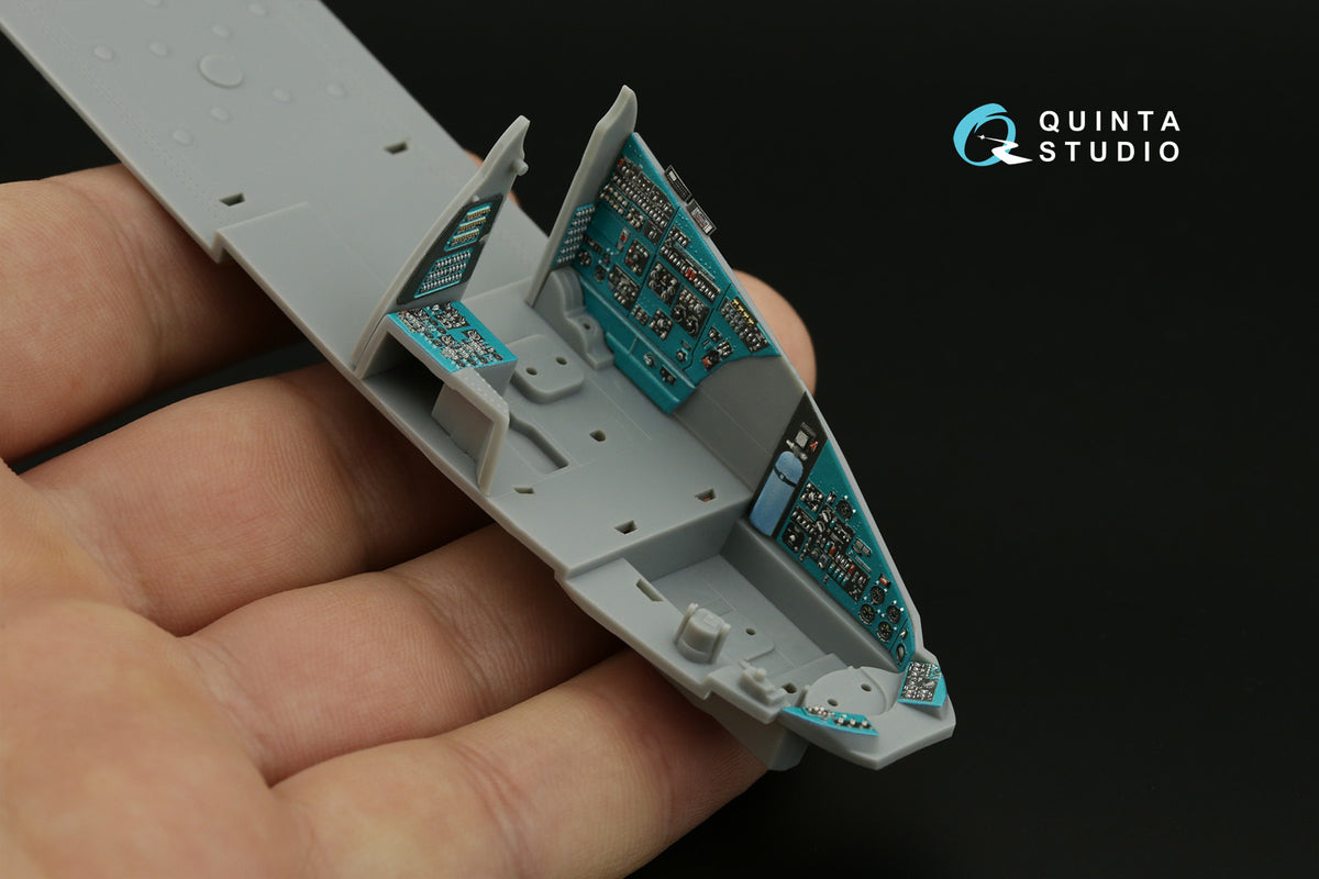 Mil Mi-24D 3D-Printed coloured Interior on decal paper (designed to be used with Trumpeter kits)