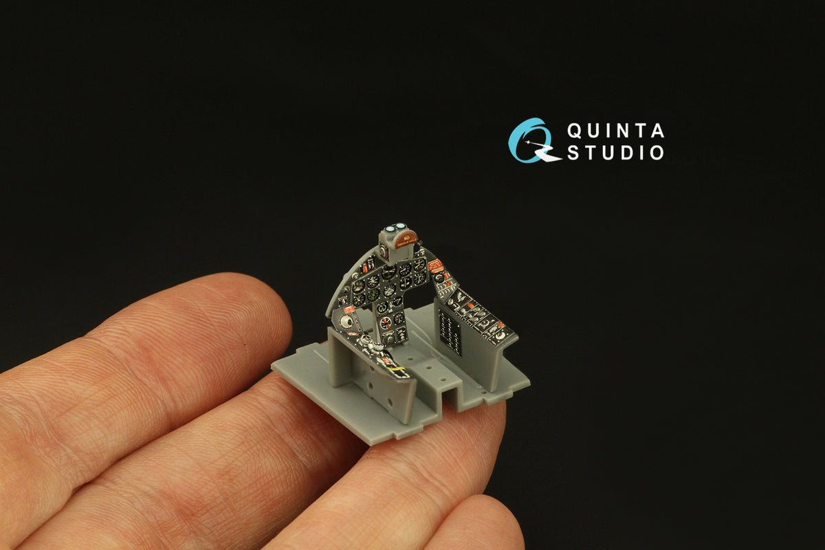 Grumman F8F-2 Bearcat 3D-Printed coloured Interior on decal paper (designed to be used with Hobby Boss kits)