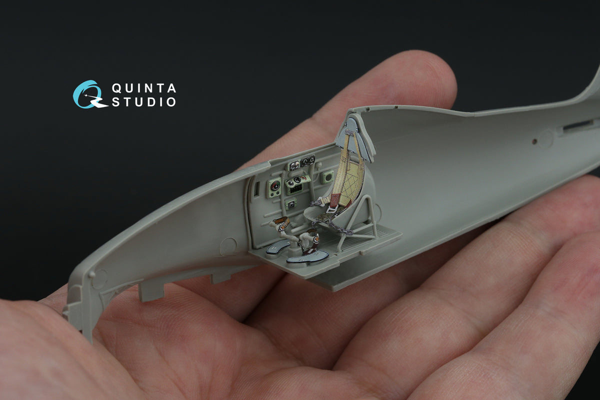 Macchi C.200 Saetta (Late) 3D-Printed coloured Interior on decal paper (designed to be used with Italeri and Tamiya kits)