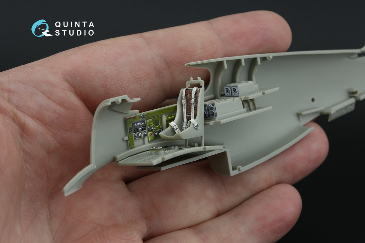 North-American A-36 Apache 3D-Printed coloured Interior on decal paper (designed to be used with Accurate Miniatures and Italeri kits)