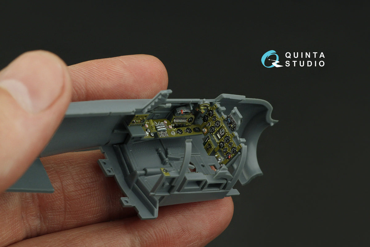 Mitsubishi A6M3 Zero 3D-Printed coloured Interior on decal paper (designed to be used with Eduard kits)