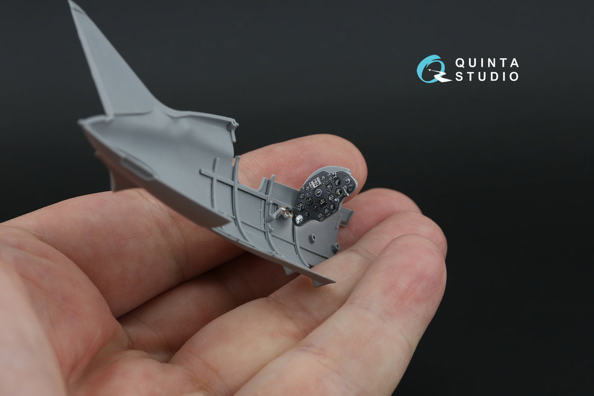 Polikarpov I-16 Type 5 3D-Printed coloured Interior on decal paper (designed to be used with Zvezda kits)