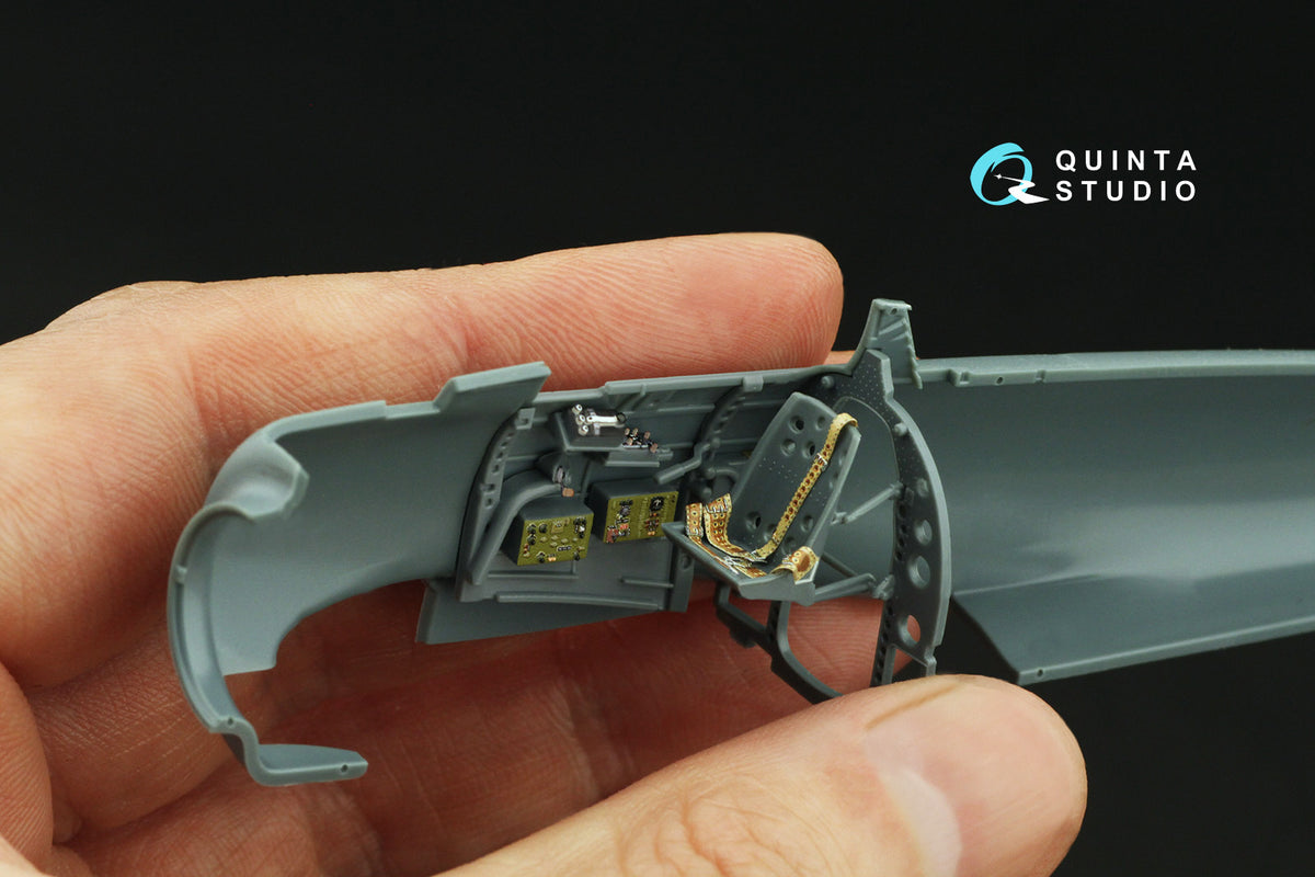 Mitsubishi A6M2 Zero Mitsubishi Production 3D-Printed coloured Interior on decal paper (designed to be used with Eduard kits)