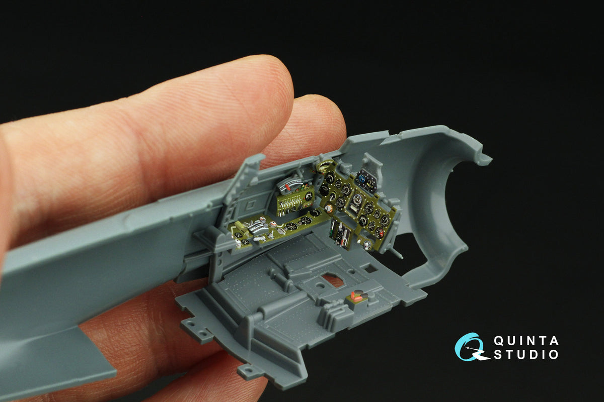 Mitsubishi A6M2 Zero Mitsubishi Production 3D-Printed coloured Interior on decal paper (designed to be used with Eduard kits)