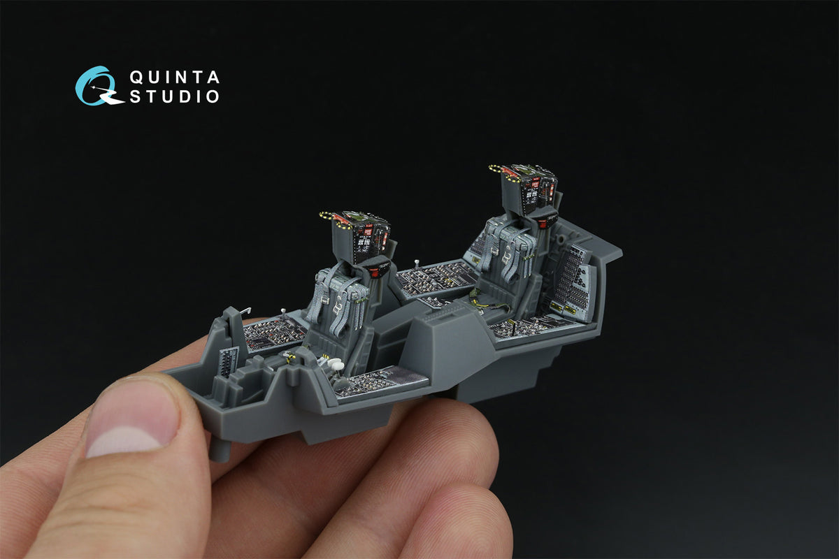 Grumman F-14A Tomcat 3D-Printed & coloured Interior on decal paper (designed to be used with Great Wall Hobby kits)