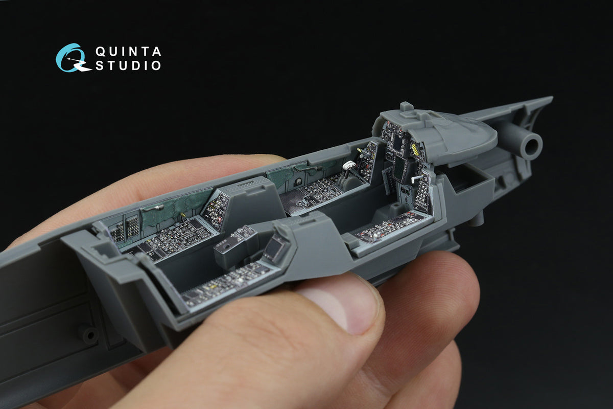 Grumman F-14A Tomcat 3D-Printed & coloured Interior on decal paper (designed to be used with Great Wall Hobby kits)