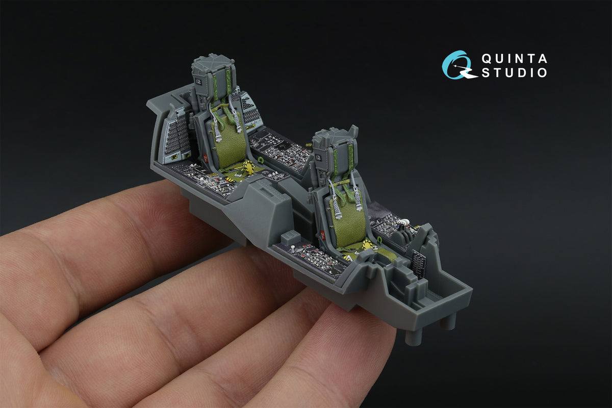Grumman F-14D Super Tomcat 3D-Printed & coloured Interior on decal paper (designed to be used with Great Wall Hobby kits)