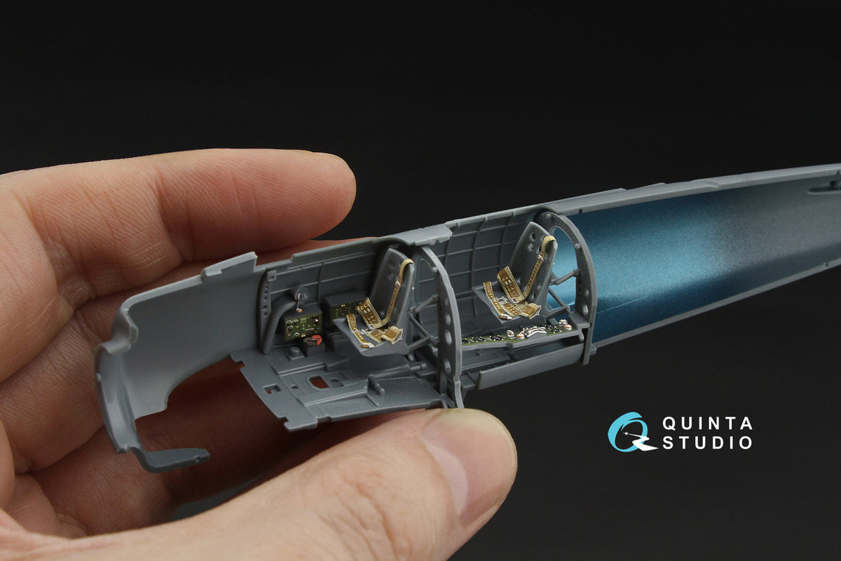Mitsubishi A6M2-K Zero 3D-Printed & coloured Interior on decal paper(designed to be used with Eduard kits)