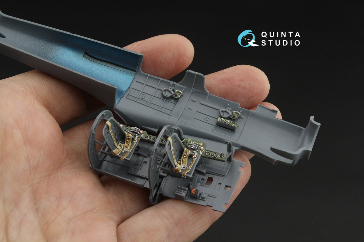 Mitsubishi A6M2-K Zero 3D-Printed & coloured Interior on decal paper(designed to be used with Eduard kits)