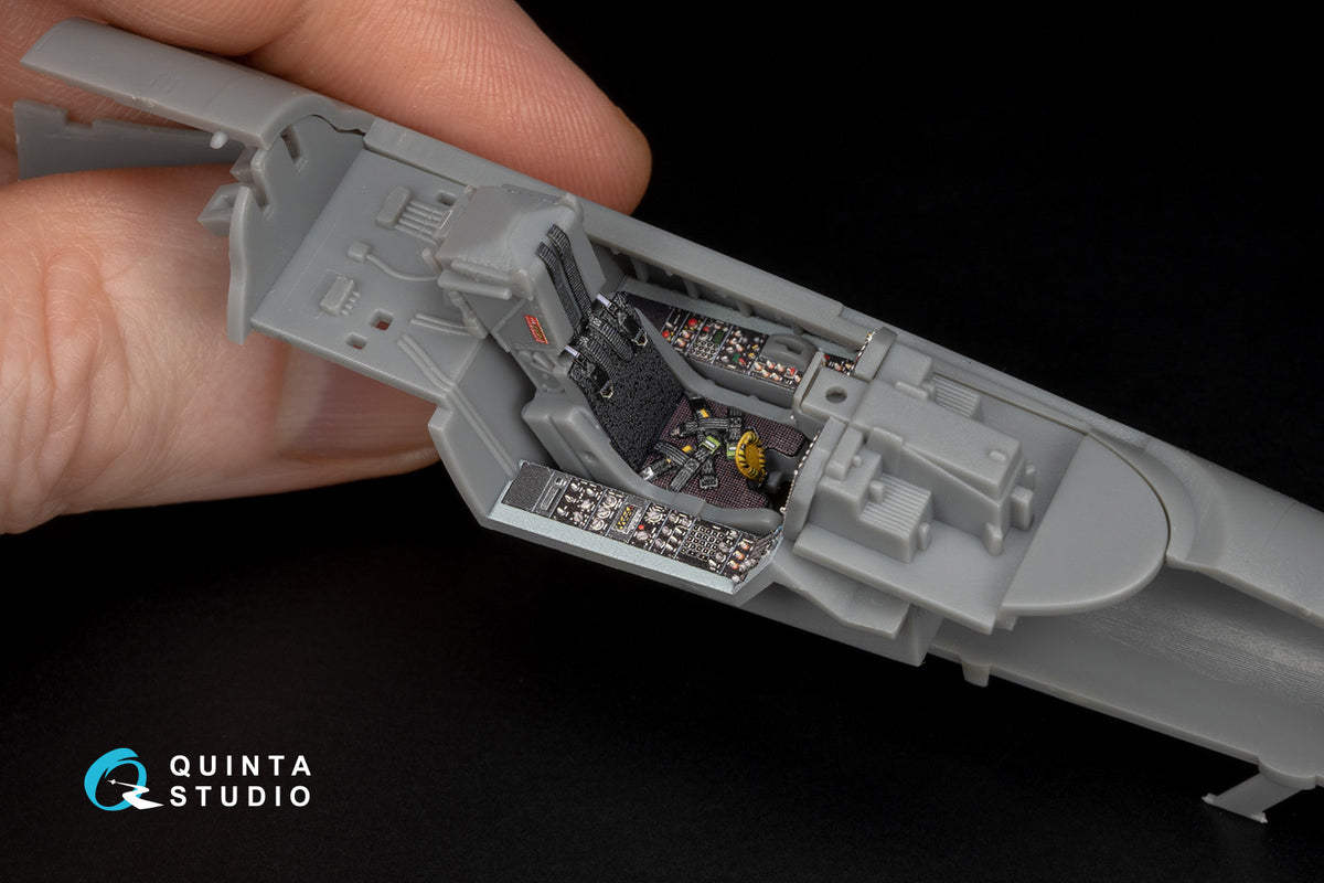 PAC/CAC JF-17/FC-1 3D-Printed & coloured Interior on decal paper (designed to be used with Bronco and Trumpeter kits)