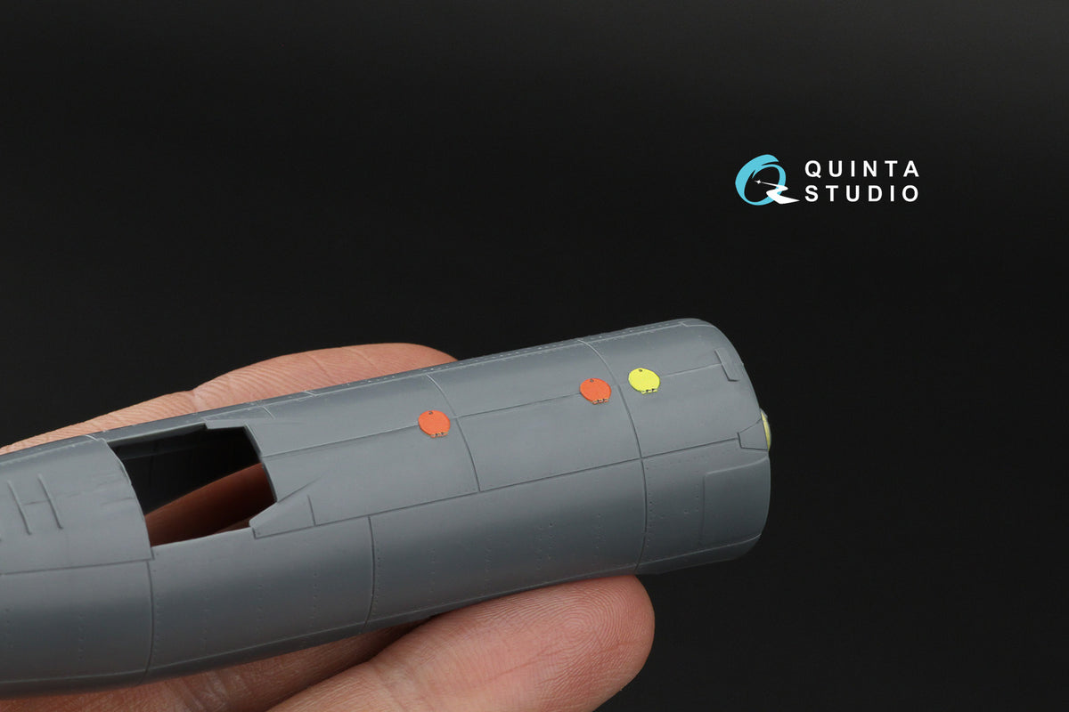 Nakajima Ki-115 Tsurugi 3D-Printed & coloured Interior on decal paper(designed to be used with Eduard kits)
